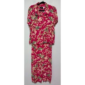 MHM‎ Size 12 Coastal Grandma Floral Set Tropical Dopamine Dress Maximalist